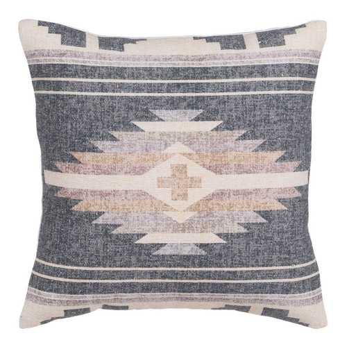 COJÍN GRIS-BEIGE ALGODÓN DECORACIÓN 45 X 45 CM