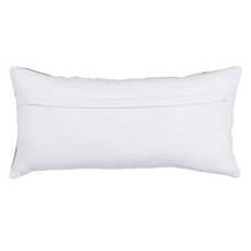 COJÍN GRIS-ROSA ALGODÓN DECORACIÓN 30 X 60 CM