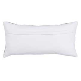 COJÍN GRIS-ROSA ALGODÓN DECORACIÓN 30 X 60 CM