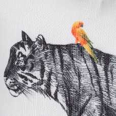 COJÍN TIGRE POLIESTER WE CARE 50 X 30 CM COJÍN TIGRE POLIESTER WE CARE 50 X 30 CM