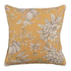 COJÍN FLORES LINO-ALGODÓN DECORACIÓN 50 X 50 CM