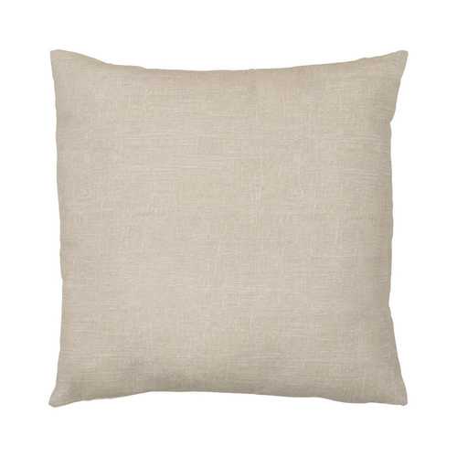 COJÍN CREMA ALGODÓN-POLIÉSTER DECORACIÓN 45 X 45 CM