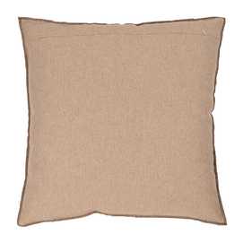 COJÍN BEIGE POLIESTER-ALGODÓN DECORACIÓN 55 X 55 CM