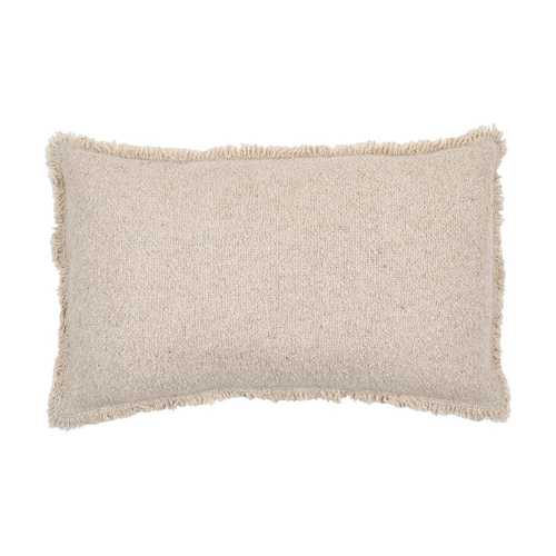 COJÍN NATURAL ALGODÓN-POLIÉSTER 50 X 30 CM