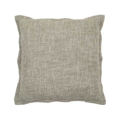 COJÍN VERDE VISCOSA / POLIÉSTER 45 X 45 CM