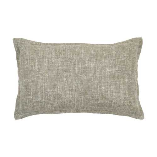 COJÍN VERDE VISCOSA / POLIÉSTER 50 X 30 CM