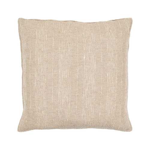 COJÍN NATURAL LINO 60 X 60 CM