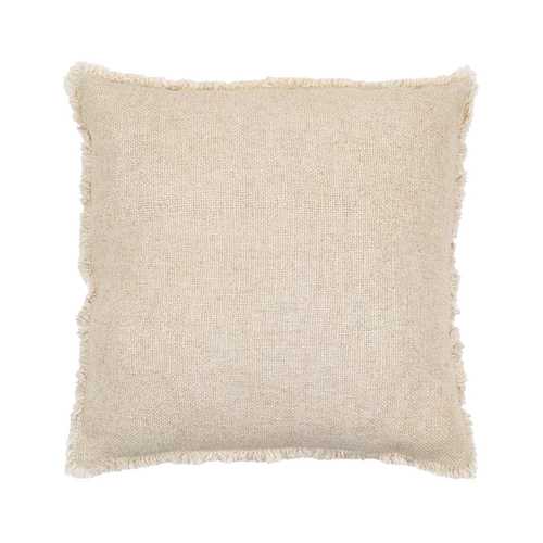 COJÍN NATURAL VISCOSA-ALGODÓN 45 X 45 CM