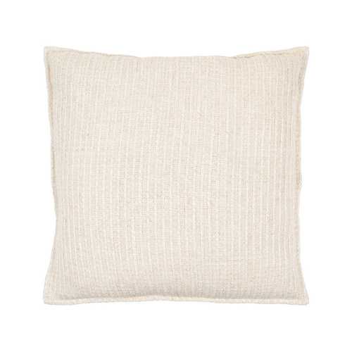 COJÍN NATURAL VISCOSA / LINO 45 X 45 CM