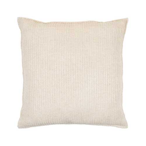 COJÍN NATURAL VISCOSA / LINO 60 X 60 CM