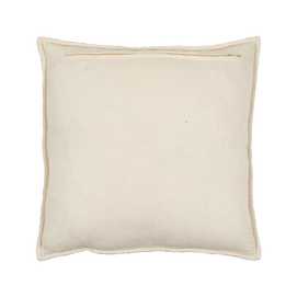 COJÍN NATURAL ALGODÓN-POLIÉSTER 45 X 45 CM