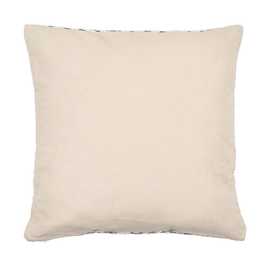 COJÍN BLANCO-GRIS JACQUARD DECORACIÓN 45 X 45 CM