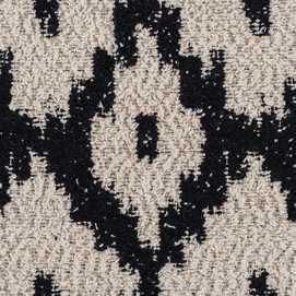 COJÍN BLANCO Y NEGRO JACQUARD DECORACIÓN 40 X 60 CM