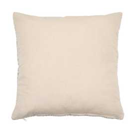 COJÍN BLANCO-VERDE JACQUARD DECORACIÓN 45 X 45 CM