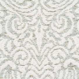 COJÍN BLANCO-VERDE JACQUARD DECORACIÓN 40 X 60 CM