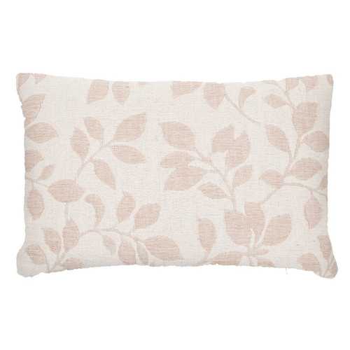 COJÍN CREMA JACQUARD DECORACIÓN 40 X 60 CM