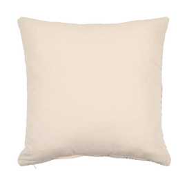 COJÍN BLANCO/BEIGE JACQUARD DECORACIÓN 45 X 45 CM