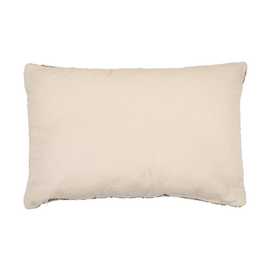 COJÍN BLANCO-VERDE JACQUARD DECORACIÓN 40 X 60 CM