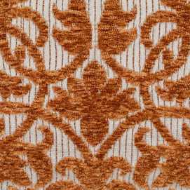 COJÍN BLANCO-OCRE JACQUARD DECORACIÓN 45 X 45 CM