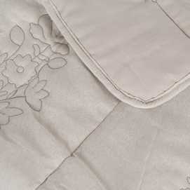 COLCHA BEIGE POLIESTER DORMITORIO 180 X 260 CM