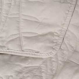 COLCHA BEIGE POLIESTER DORMITORIO 240 X 260 CM