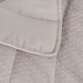 COLCHA BEIGE POLIESTER DORMITORIO 240 X 260 CM