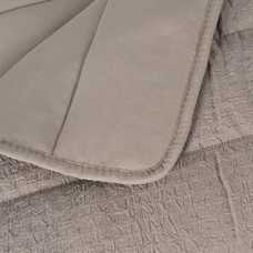COLCHA TAUPE POLIESTER DORMITORIO 240 X 260 CM COLCHA TAUPE POLIESTER DORMITORIO 240 X 260 CM