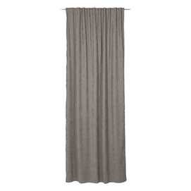 CORTINA TAUPE POLIESTER DECORACIÓN 140 X 260 CM