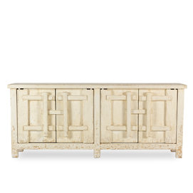 Wabi-sabi large sideboard Lilos white