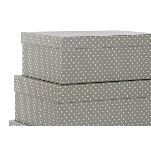 CAJA SET 10 CARTON 43,5X33,5X15,5 TOPOS GRIS