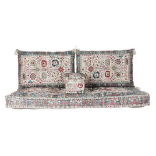 SILLON SET 4 ALGODON 155X76X65 DOBLE MULTICOLOR