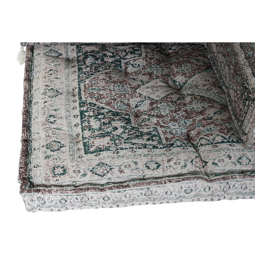 SILLON SET 4 ALGODON 155X76X65 DESGASTADO VERDE