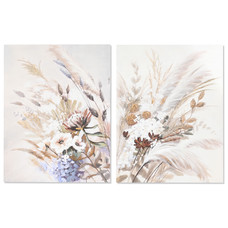 CUADRO LIENZO PINO 90X3,7X120 FLORES 2 SURT. CUADRO LIENZO PINO 90X3,7X120 FLORES 2 SURT.