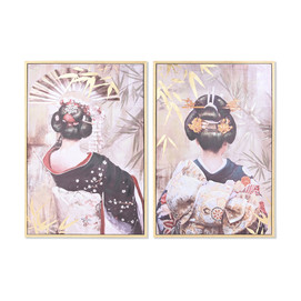 CUADRO LIENZO PS 80X3,7X120 GEISHA 2 SURT.