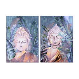 CUADRO LIENZO 80X2,8X120 BUDA TROPICAL 2 SURT.