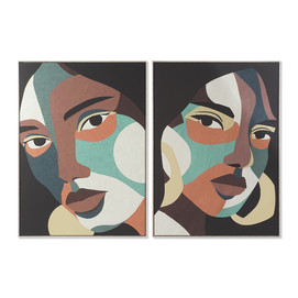 CUADRO PS LIENZO 104X4,5X143,5 MUJER 2 SURT.