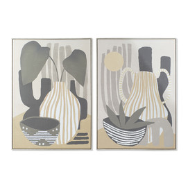 CUADRO PS LIENZO 104X4,5X143,5 JARRON 2 SURT.