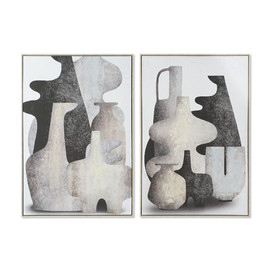 CUADRO PS LIENZO 84X4,5X123 JARRONES 2 SURT.