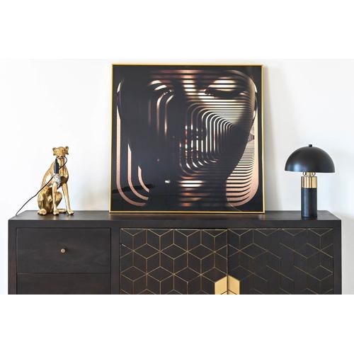 CUADRO ALUMINIO MDF 80X3,5X80 MUJER 2 SURT.