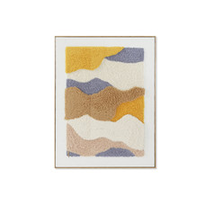 CUADRO POLIESTER PS 60X3,5X80 ABSTRACTO ENMARCADO