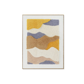 CUADRO POLIESTER PS 60X3,5X80 ABSTRACTO ENMARCADO