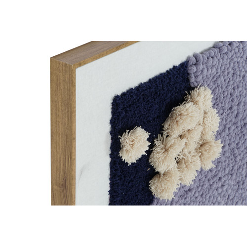 CUADRO POLIESTER PS 60X3,5X80 ABSTRACTO ENMARCADO