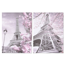 CUADRO LIENZO PURPURINA 60X2,5X80 PARIS 2 SURT.