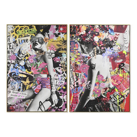 CUADRO LIENZO PS 80X3,5X120 MODERNO 2 SURT.