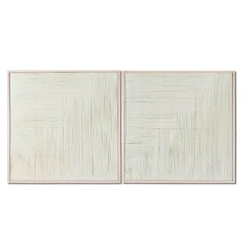 CUADRO MDF ALGODON 80X3X80 3D 2 SURT.