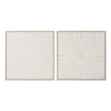 CUADRO LIENZO FOAM 60X2,5X60 ABSTRACTO 3D 2 SURT.