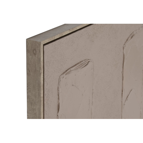 CUADRO LIENZO YESO 63X4,5X93 PINTADO MANO 2 SURT.