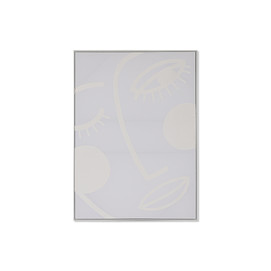 CUADRO LIENZO FOAM 103X4,5X143 CARA ABSTRACTO 3D