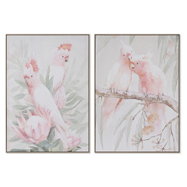 CUADRO PS LIENZO 100X4X140 COTORRAS 2 SURT.