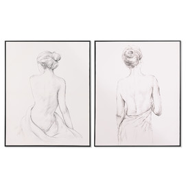 CUADRO LIENZO PINO 82,5X4,5X102,5 MUJER 2 SURT.